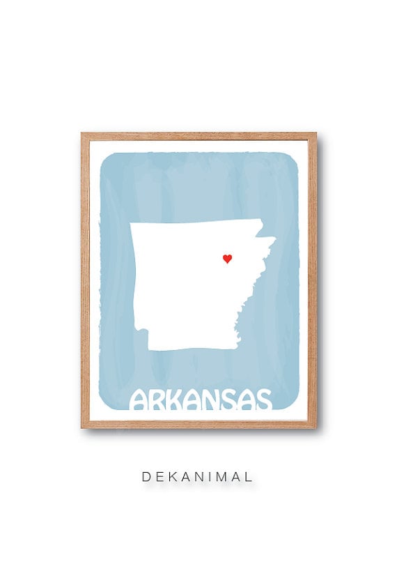 Arkansas print