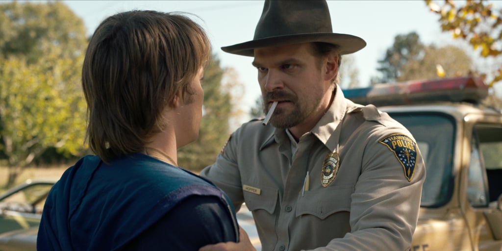 An Ode to Jim Hopper's Bald Look in Stranger Things Season 4