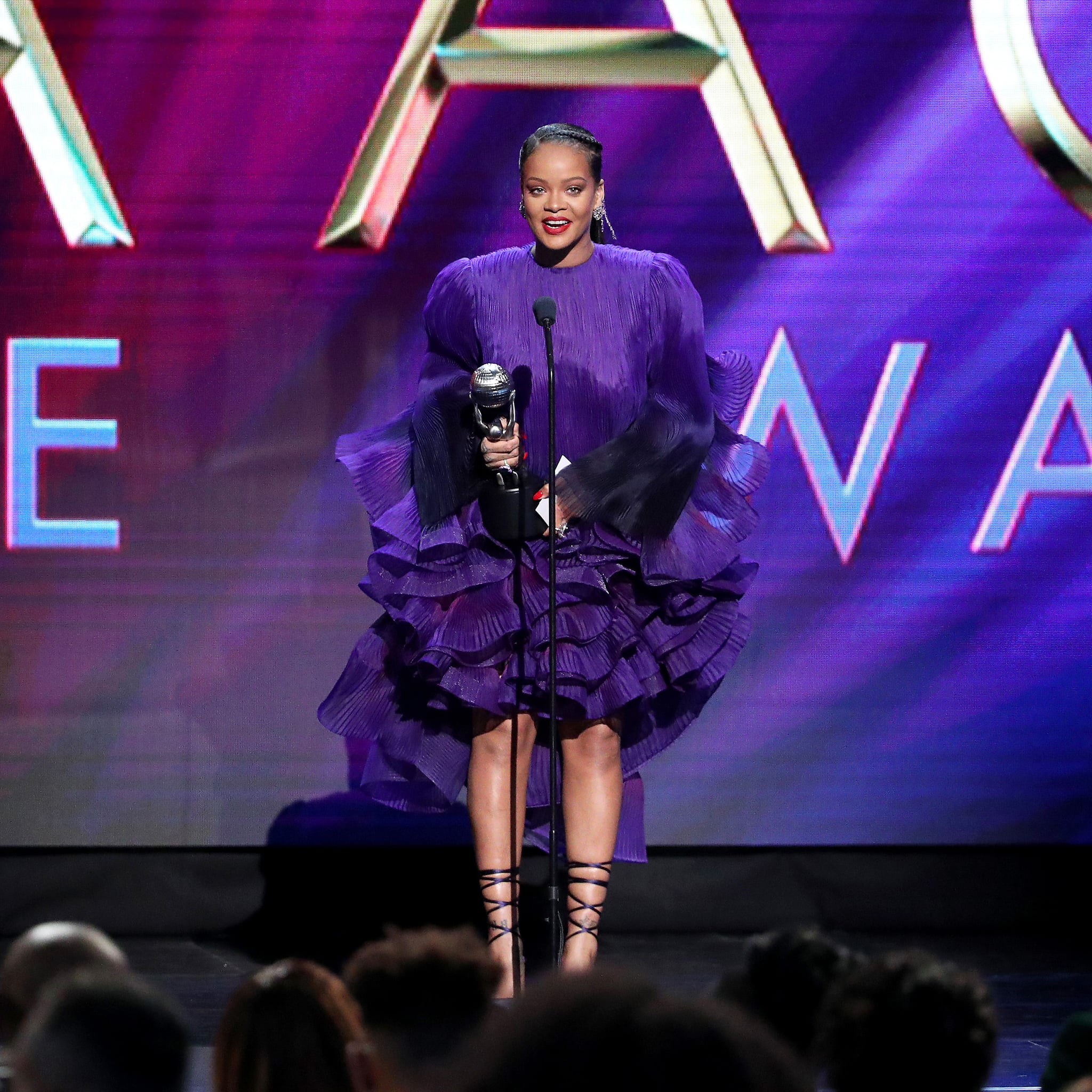 Rihanna Wore Givenchy Couture To The Naacp Image Awards Popsugar Fashion
