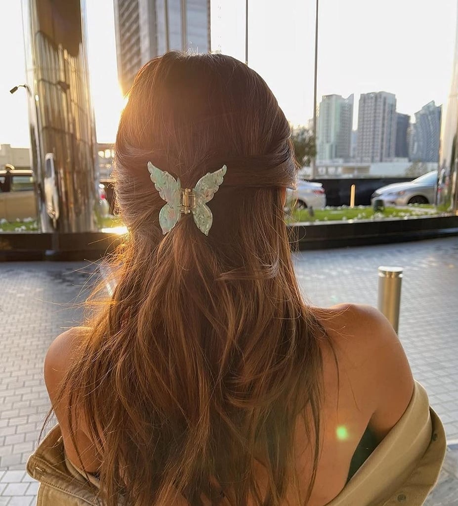 Atoderoy Butterfly Acetate Hair Clip