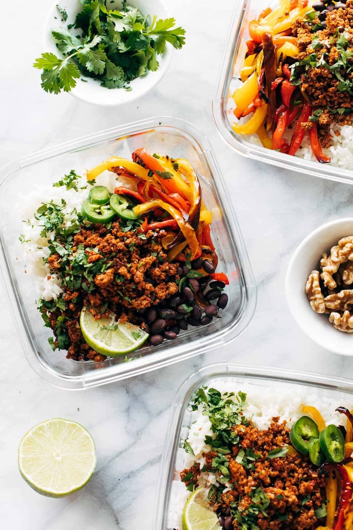 Vegan Burrito Bowls | 15 Healthy, Make-Ahead Lunch Recipes | POPSUGAR ...