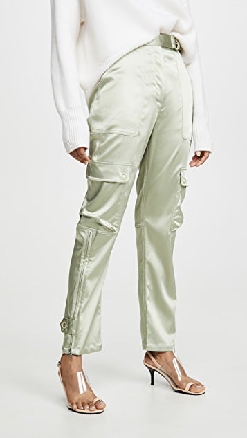 Jonathan Simkhai Structured Sateen Utility Pants