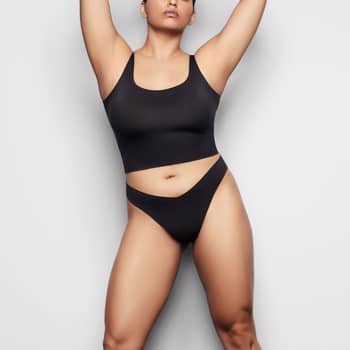 Skims Smooth Essentials Boyshort - Ochre, Kim Kardashian's New Skims  Smooth Essentials Collection Promises an Invisible Look and Feel