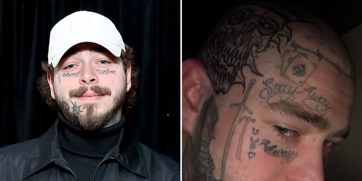 Post Malone Shaved Head and Debuted New Skull Tattoo ...