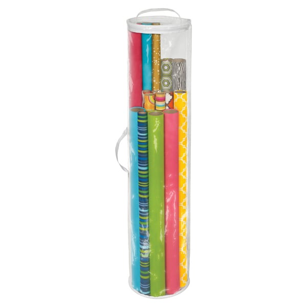 container store wrapping paper storage