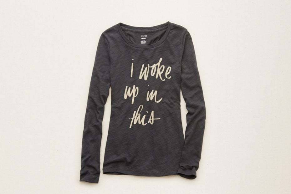 Aerie Graphic Long Sleeve Best T ($25)