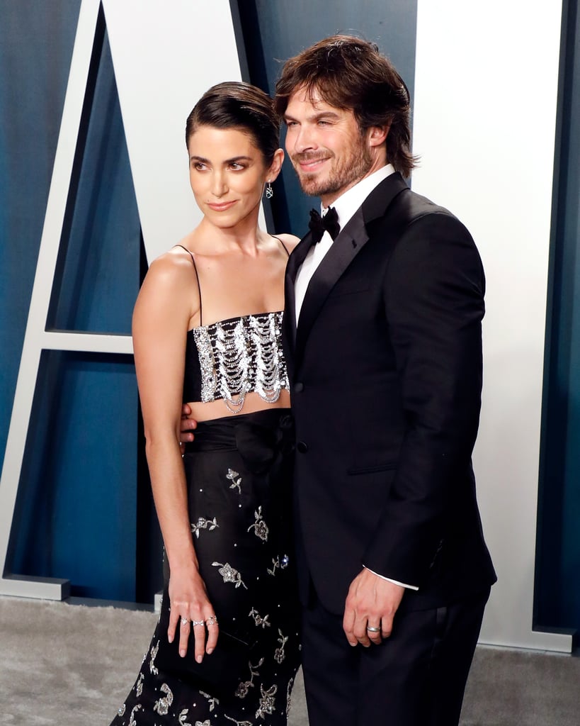 Nikki Reed and Ian Somerhalder at the Vanity Fair Oscars Afterparty 2020