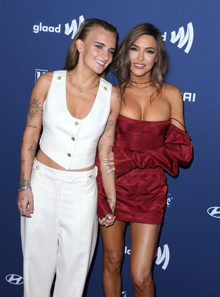Chrishell Stause and G Flip at the GLAAD Awards