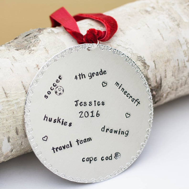 Stamped Interests Kid Ornament