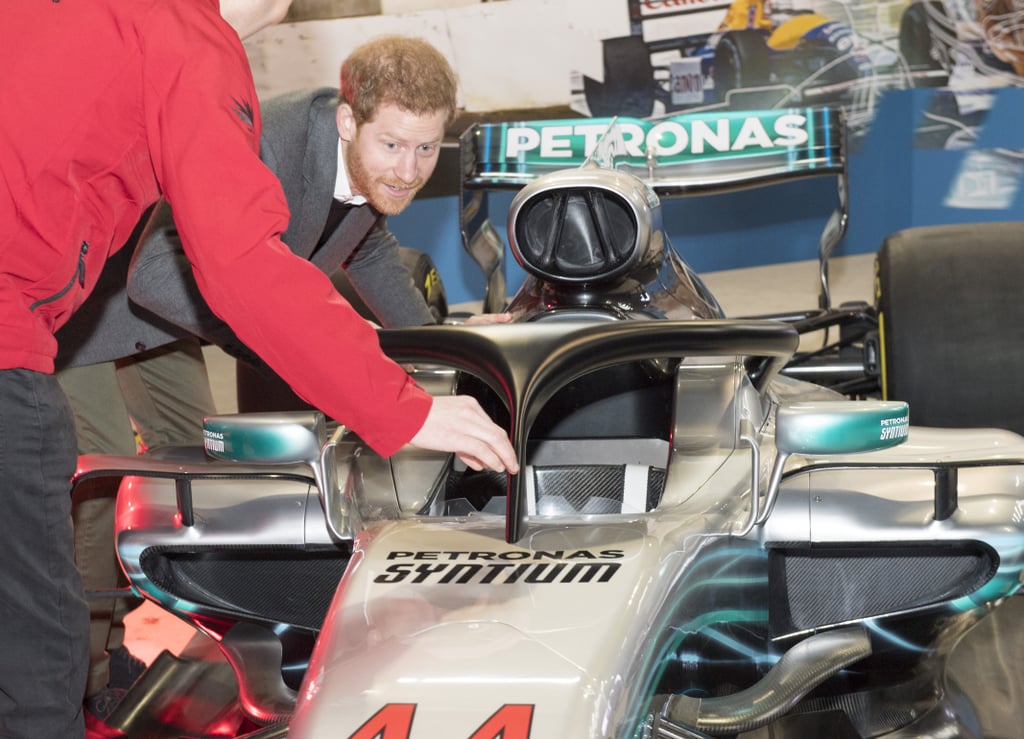 Prince Harry Visiting Silverstone Circuit Pictures