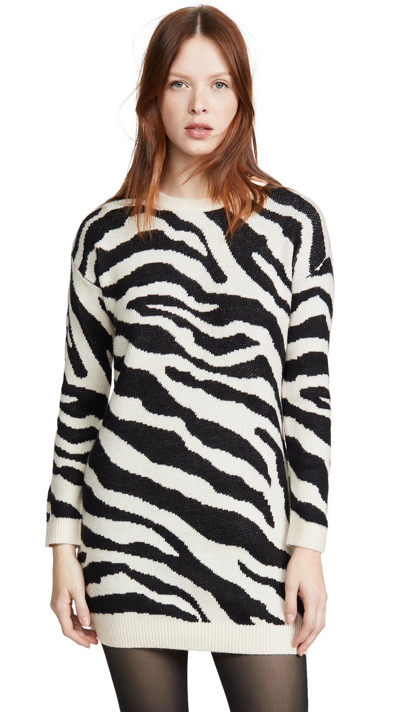 BB Dakota Zebra Sweater Dress