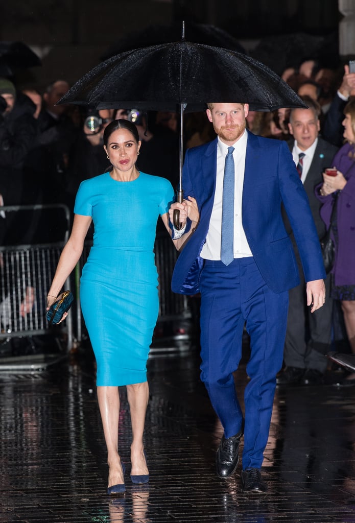 Prince Harry and Meghan Markle at the 2020 Endeavour Awards