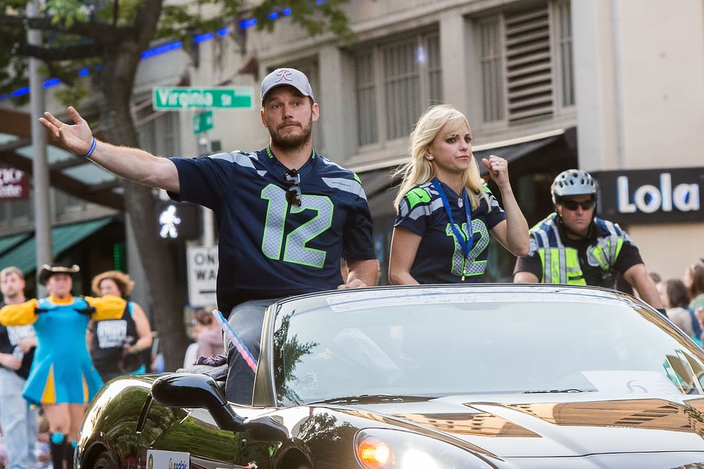 Chris Pratt and Anna Faris at Seafair Torchlight Parade 2016