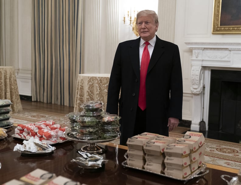 Trump Posed With His Feast