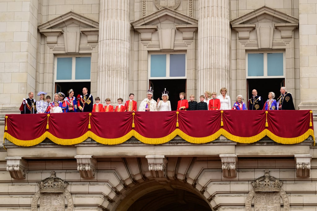 The Royal Family on the Balcony at the King's Coronation