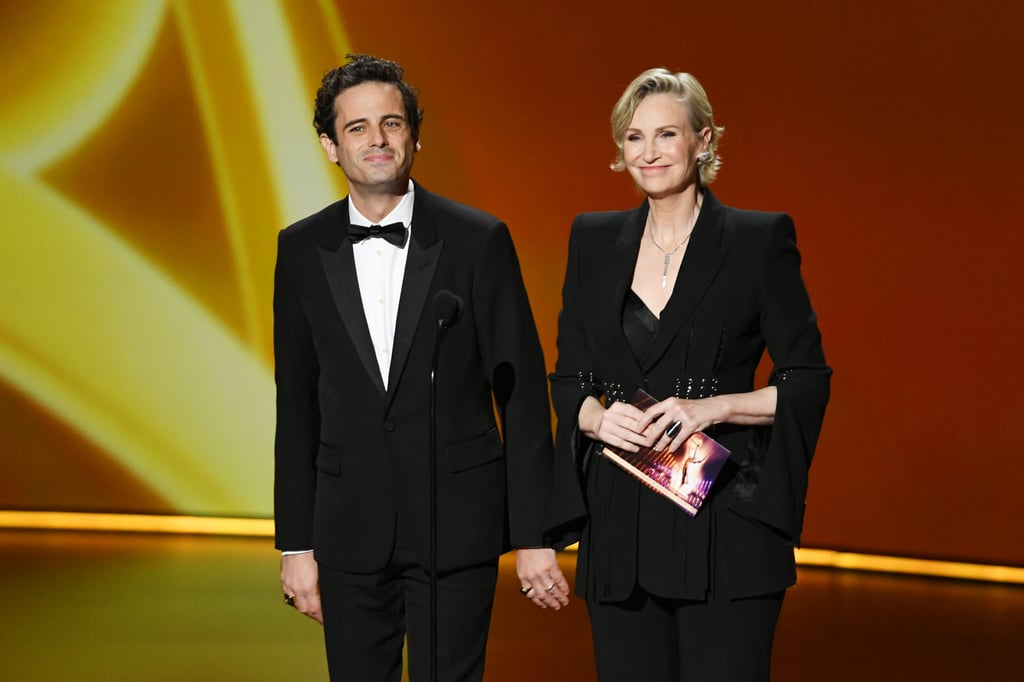 Luke Kirby and Jane Lynch at the 2019 Emmys