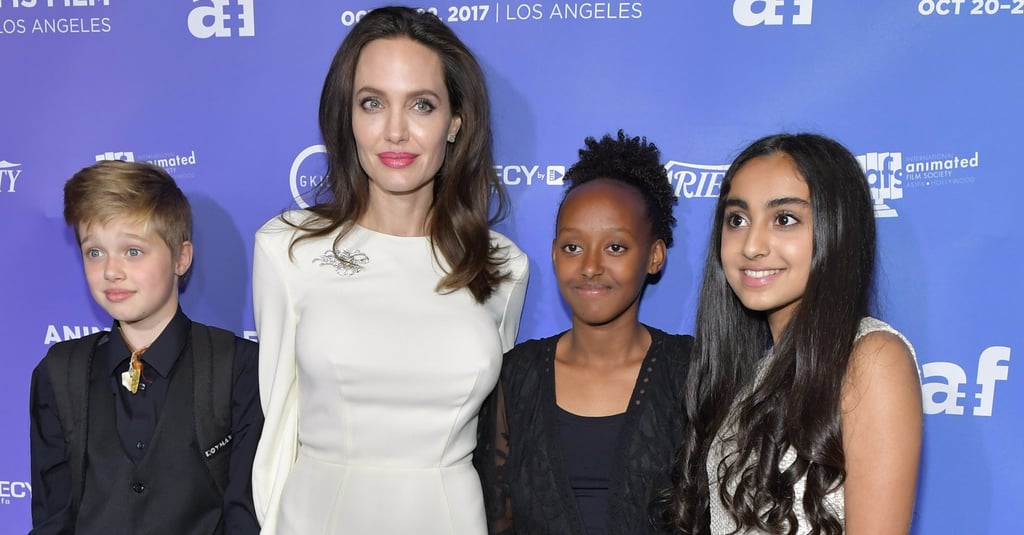 Angelina Jolie With Her Daughters on the Red Carpet 2017 POPSUGAR