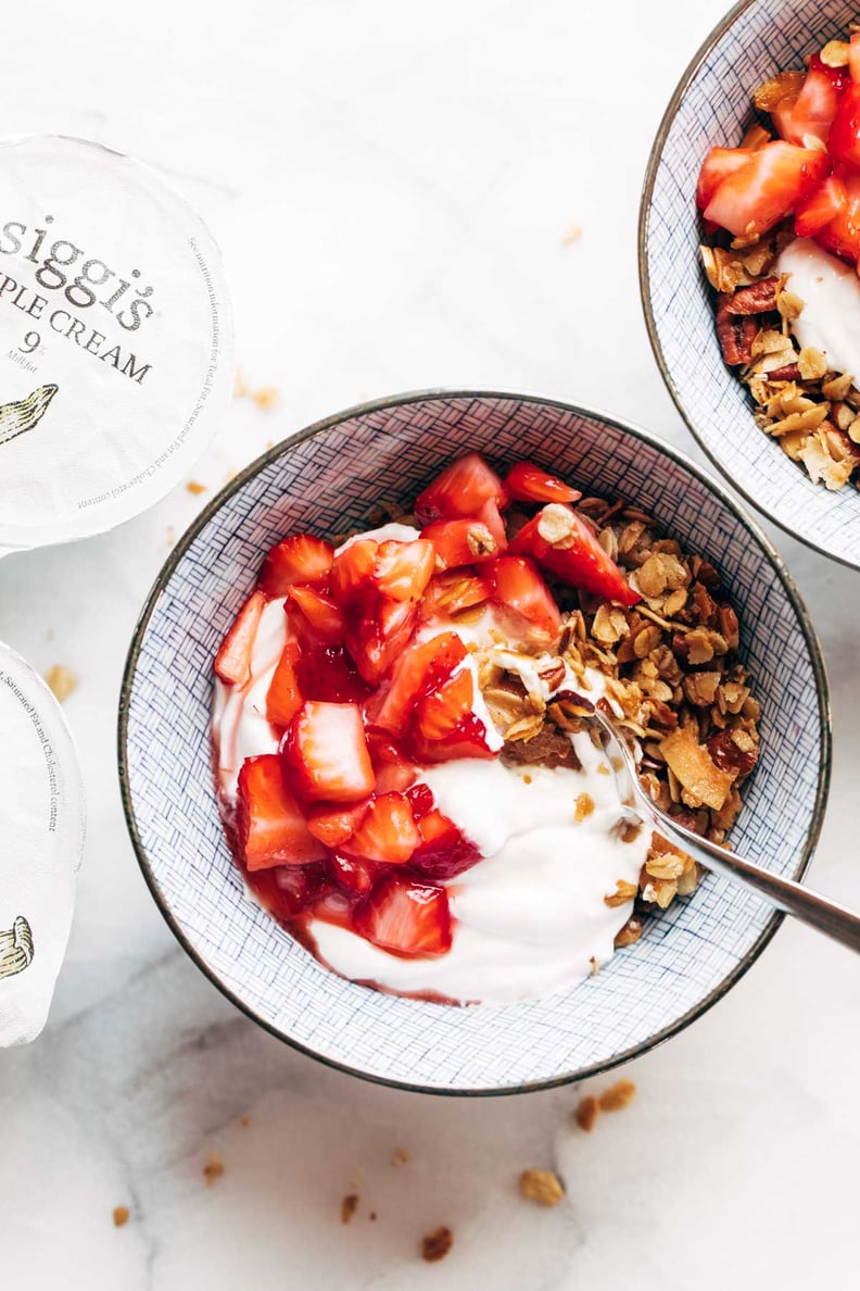 Strawberry Shortcake Yogurt Bowls