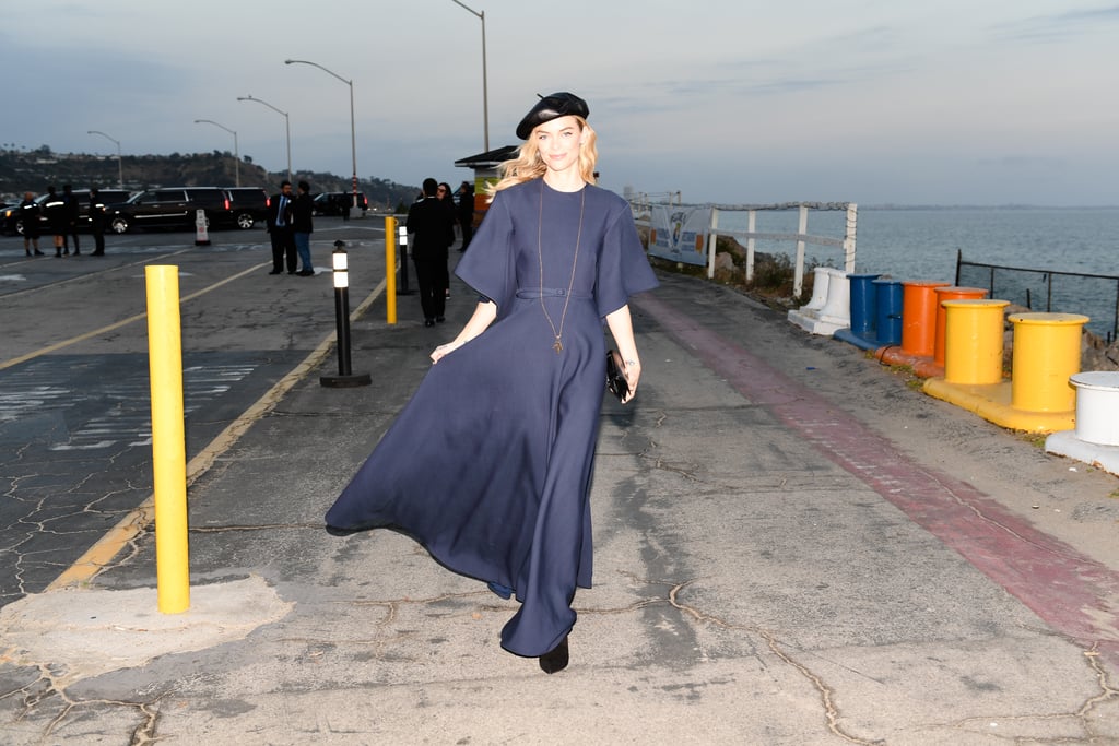 And Jaime King, Who Flaunted Her Navy Gown and Signature Dior Beret