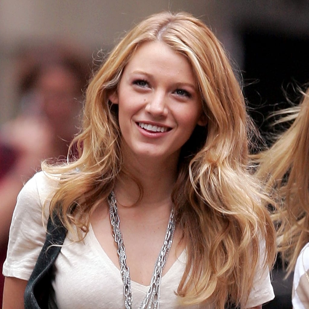 Bold Blue Blake Lively Serena Van Der Woodsen Style In Gossip