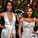 Venus and Serena Williams's Dresses at the Beckham Wedding
