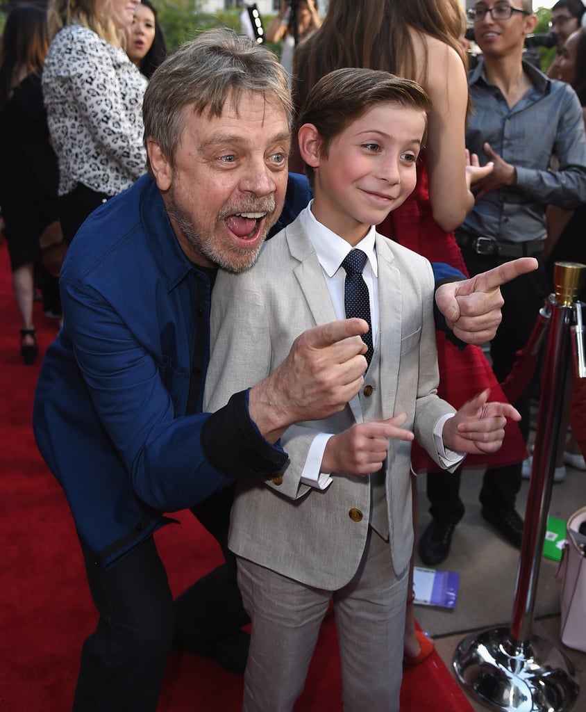 Jacob Tremblay and Mark Hamill at Los Angeles Film Festival