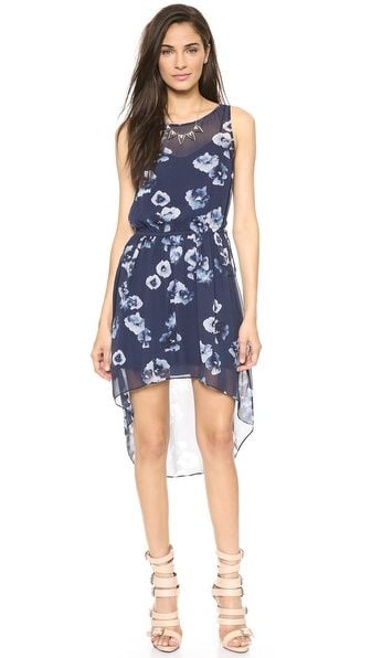 Haute Hippie Floral High Low Dress ($535)