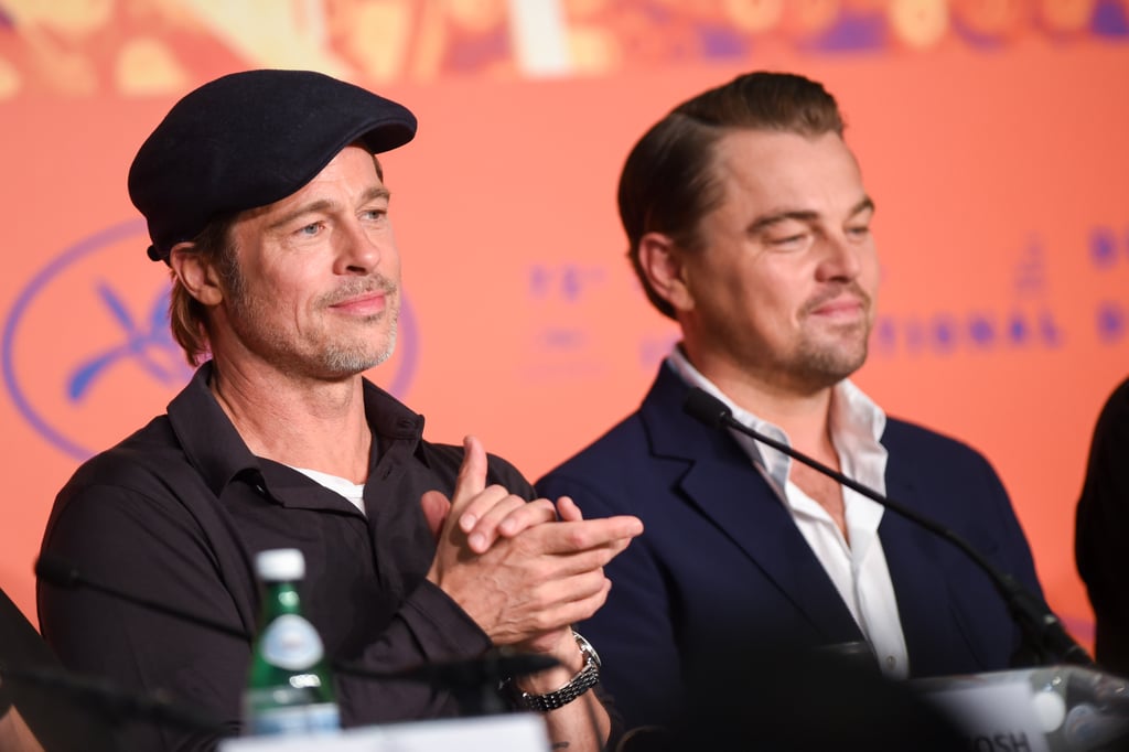 Brad Pitt and Leonardo DiCaprio at a Cannes Press Conference For Once Upon a Time in Hollywood