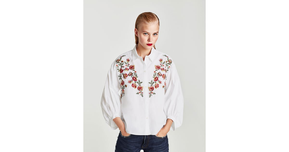white womens shirt zara