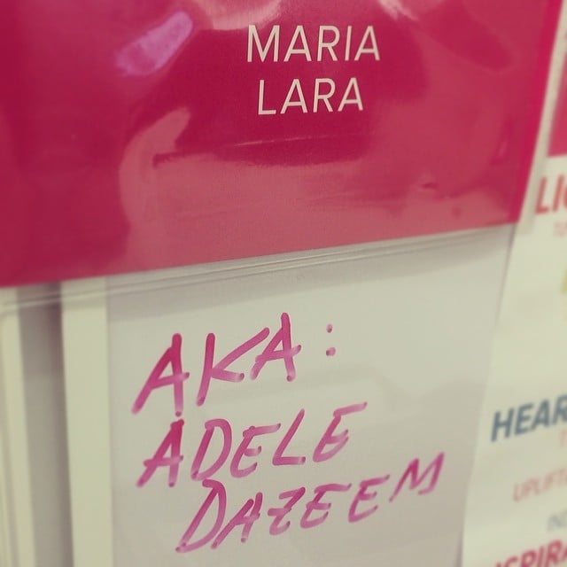 Celebrity editor Maria Mercedes Lara exposed herself as the one and only Adele Dazeem.