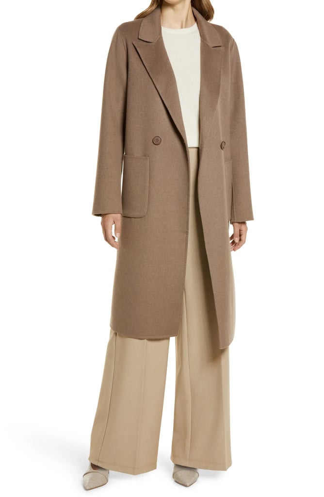 Halogen Double Face Wool Coat