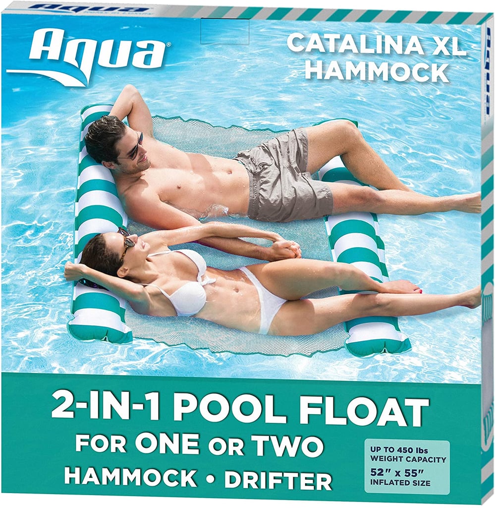 Aqua Catalina XL Hammock 4-in-1 Multi-Purpose Inflatable 1-2 Person Pool Float