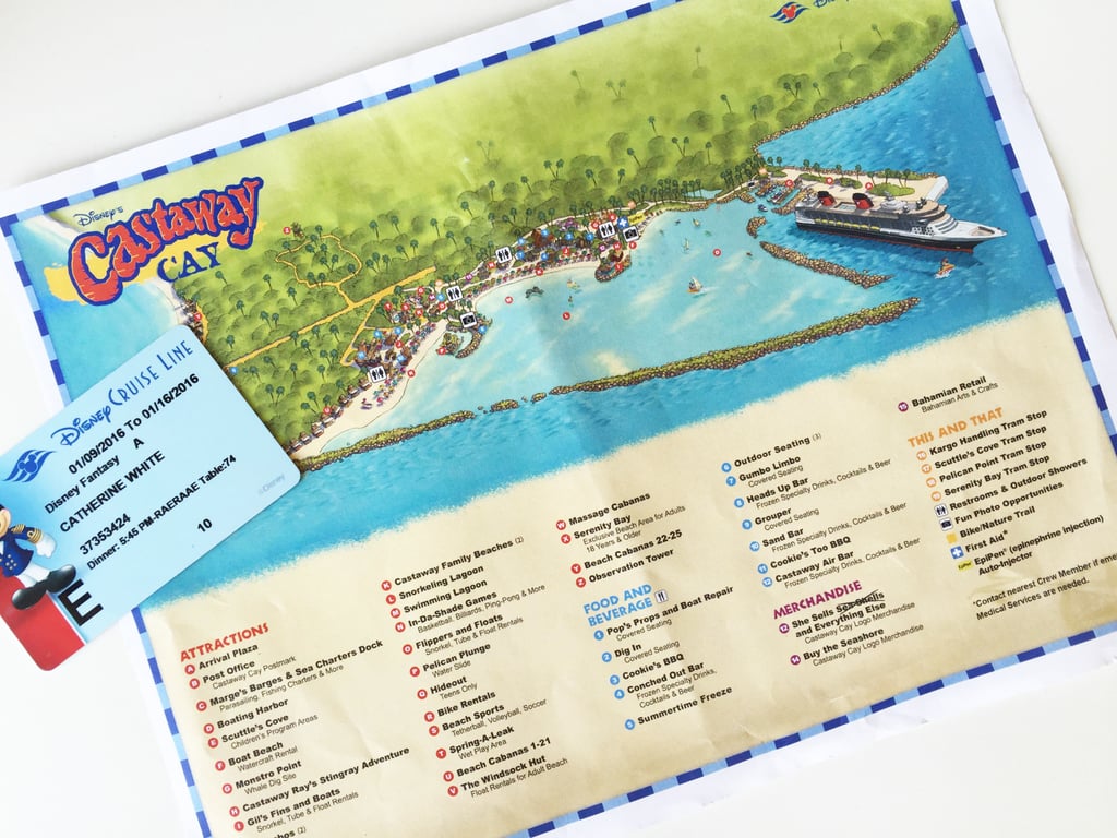 You can use your Key to the World card on Castaway Cay.