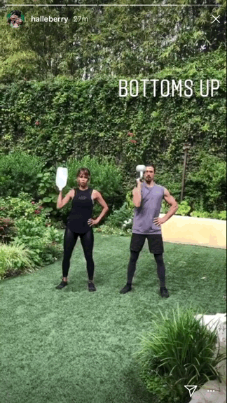 2048 your customize own Berry  Fitness Australia Halle Workout POPSUGAR