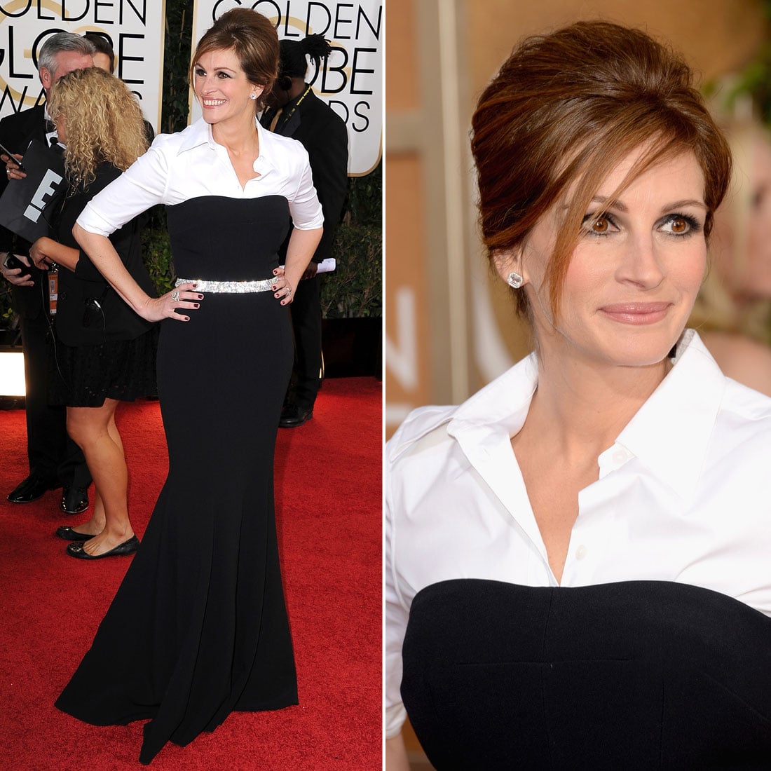 Julia Roberts Dress on Golden Globes 2014 Red Carpet | POPSUGAR Fashion