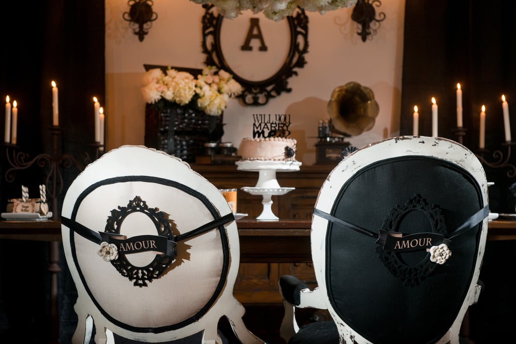 Addams Family Halloween Engagement Party