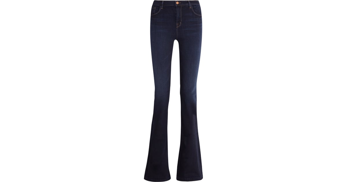J Brand Maria High-Rise Flared Jeans ($250) | Holiday Gifts by ...