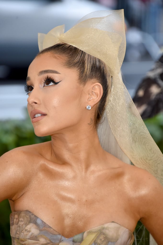 Ariana Grande's Crescent-Moon Neck Tattoo