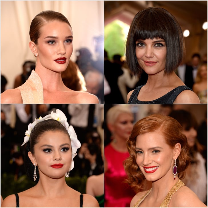 Celebrity Hair And Makeup At Met Gala 2015 Popsugar Beauty