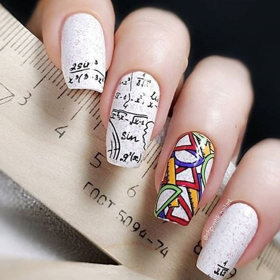 Back to School Nails: Notebook Paper Nail Art for Kids | Kids Activities  Blog