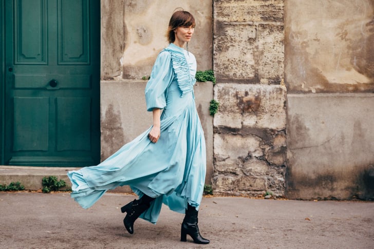 spring dress with boots