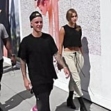 When She Made Slouchy Pants Look Sexy With the Help of a Crop Top