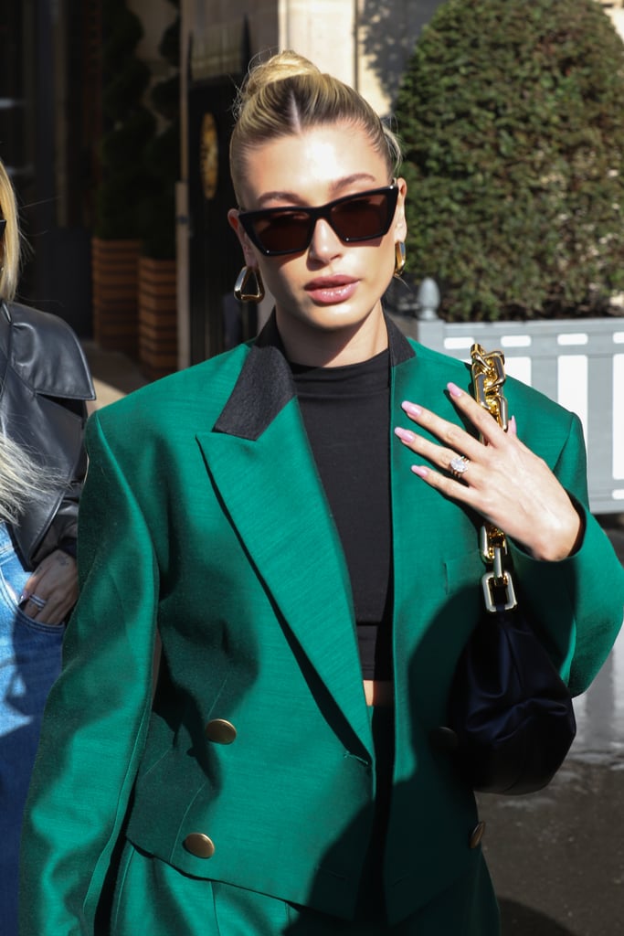 Hailey Bieber's Bright Looks For Paris Fashion Week Hailey Bieber's Bright Looks For Paris Fashion Week