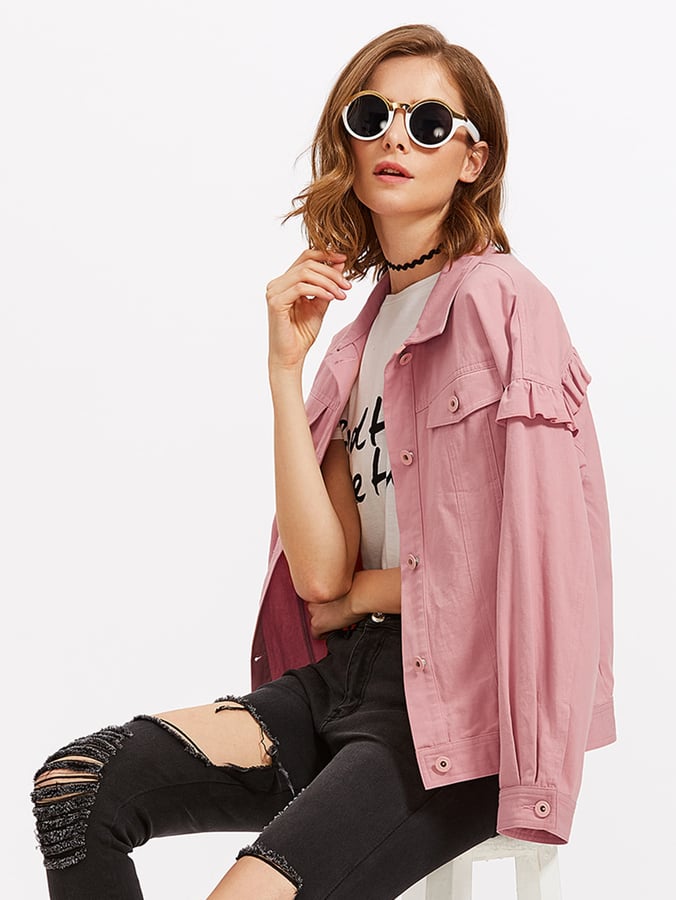 SheIn Frill-Detail Jacket