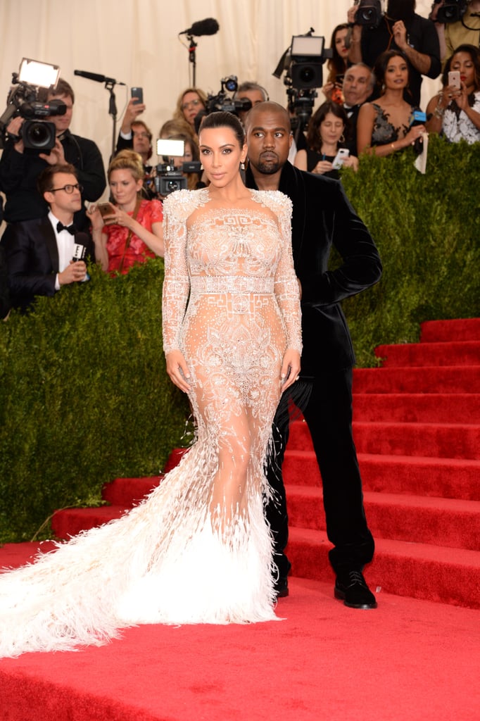 Kim Kardashian and Kanye West at the Met Gala 2015 | Photos