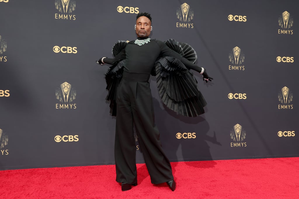 See Billy Porter's Black Swan Emmys Red Carpet Look 2021