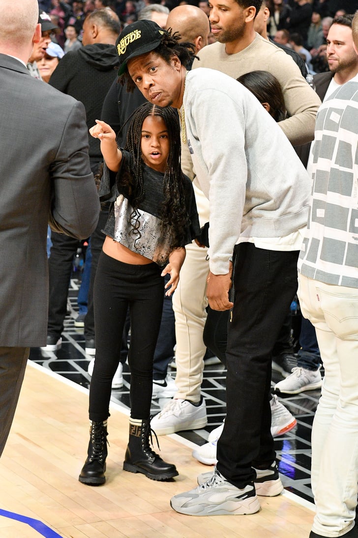 Blue Ivy Wore Fendi Boots to the Lakers Game With JAYZ POPSUGAR