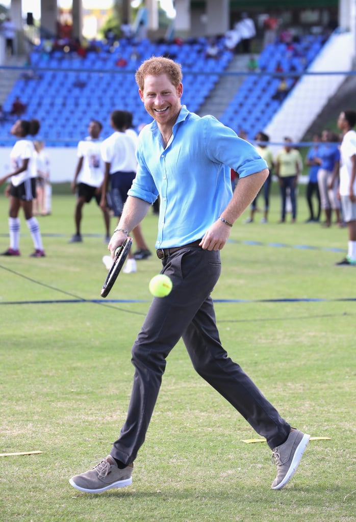 Prince Harry Dancing With Kids in the Caribbean 2016