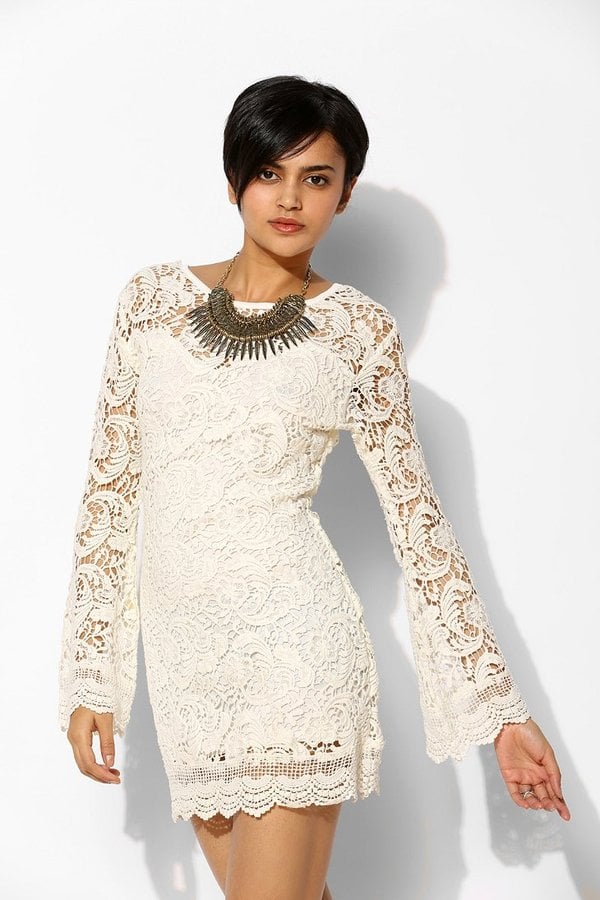 Lovecat White Lace Dress