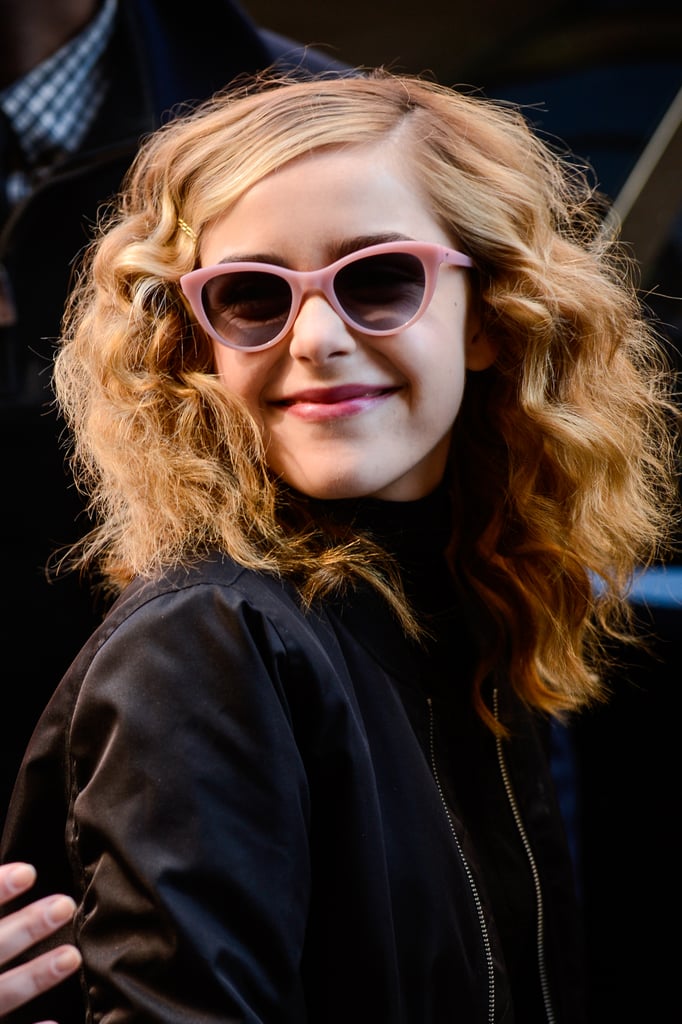 Kiernan Shipka With Blond Curly Hair in 2017